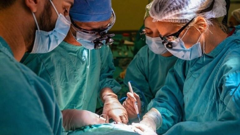 Vista del Hospital Garrahan, donde se realizó la cirugía a la niña catamarqueña