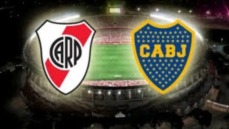 Vista aérea del estadio Monumental de River Plate, listo para el Superclásico contra Boca Juniors.