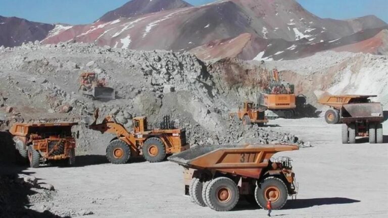 Gráfico de proyección de exportaciones mineras en Argentina para 2026