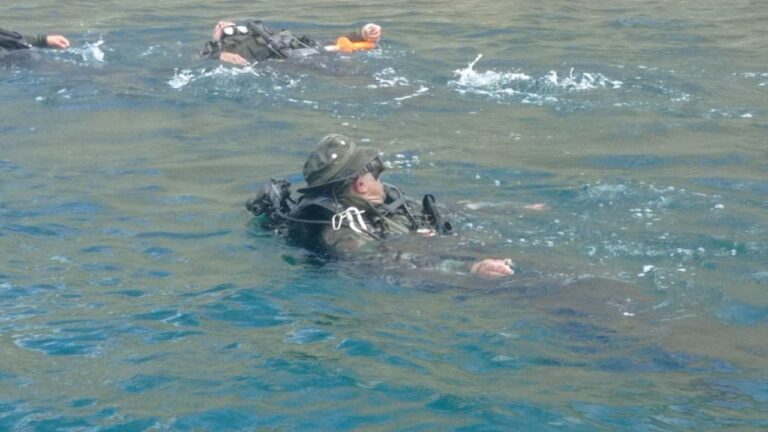 Sargento del Ejército Argentino en formación militar
