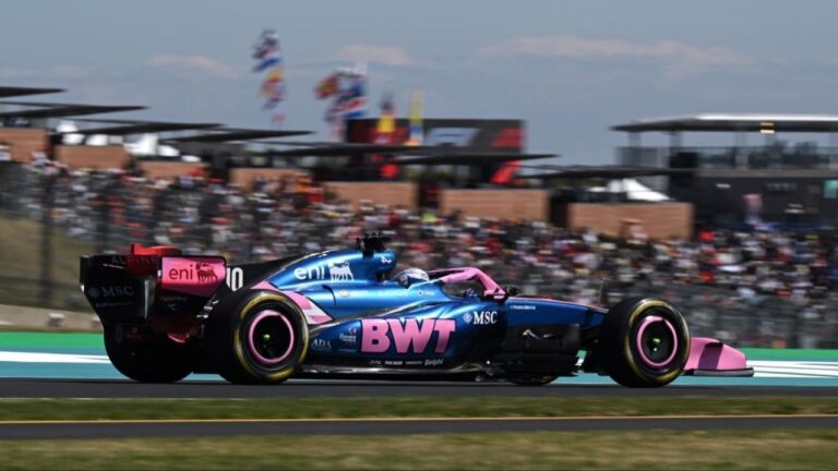Franco Colapinto en el circuito de Miami durante la práctica libre del Gran Premio