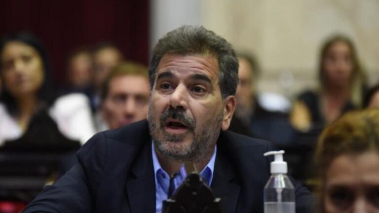 Cristian Ritondo hablando en el Congreso de la Nación