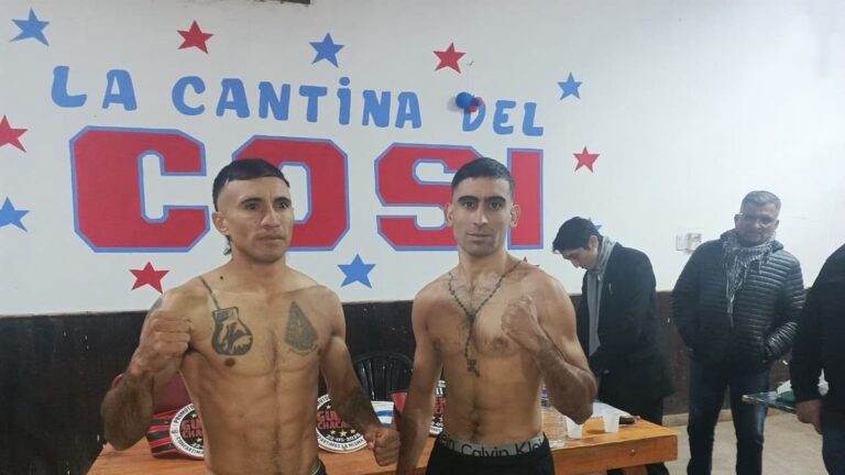 Afiche del festival Guerra Chacarera III con los boxeadores Gabriel Quiroga y Andrés Décima