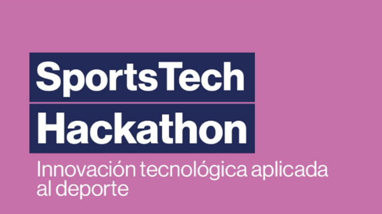 Cartel del evento SportsTech Hackathon 2026 en el Estadio Provincial Bicentenario de Catamarca