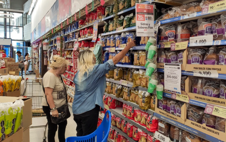 Gráfico de consumo masivo en Argentina mayo 2026
