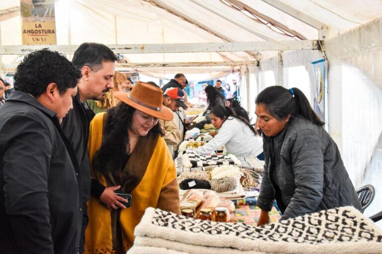 Stand de productos regionales en la 17° Feria Andina de Belén