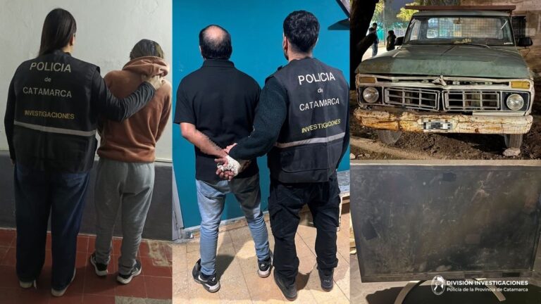 Policía de Catamarca realizando un operativo