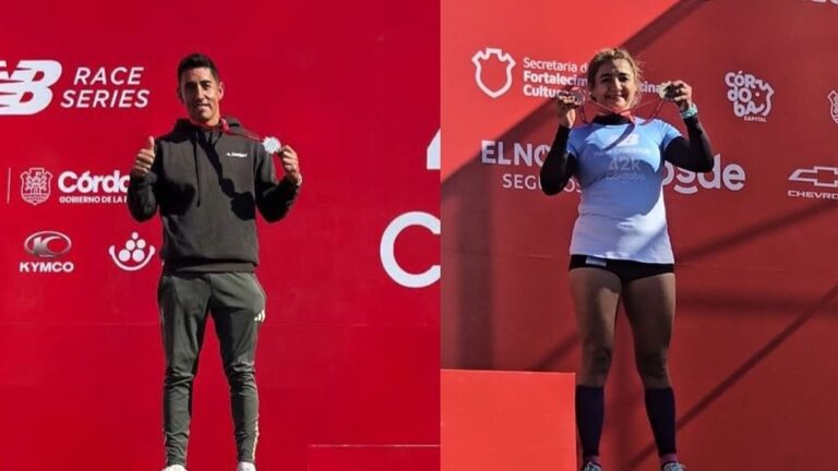 Atletas catamarqueños en podio del Maratón New Balance 42K Córdoba