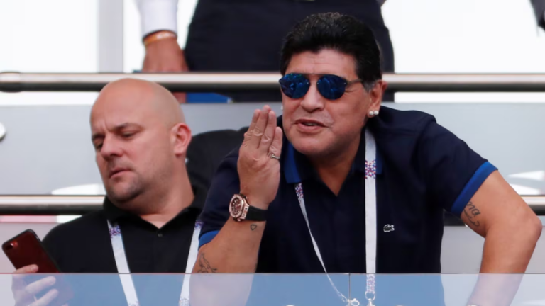 Maximiliano Pomargo declarando en el juicio por la muerte de Diego Maradona