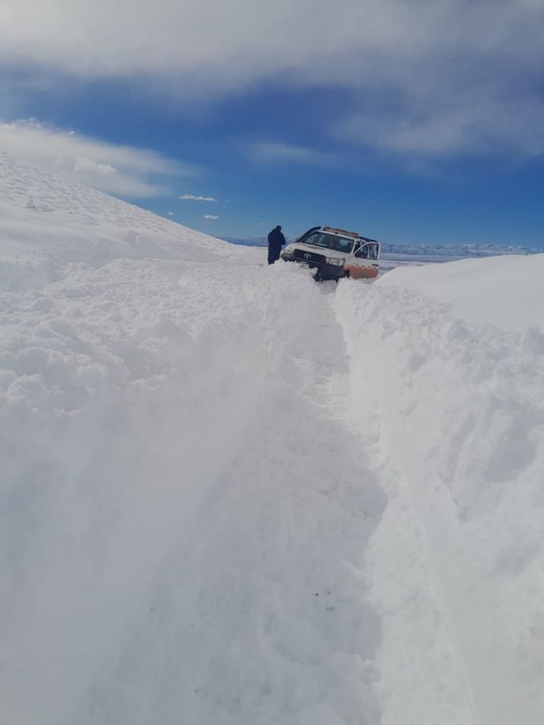 Efectivos de Gendarmería Nacional en operativo de asistencia por nieve en San Juan y Mendoza