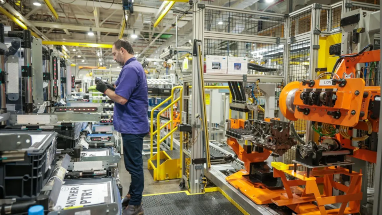 Gráfico de producción industrial manufacturera del INDEC