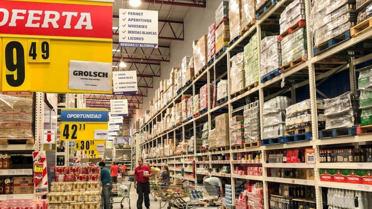 Gráfico del índice de precios mayoristas del INDEC