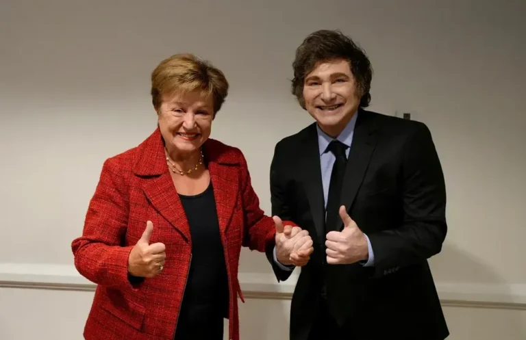 Kristalina Georgieva en conferencia de prensa