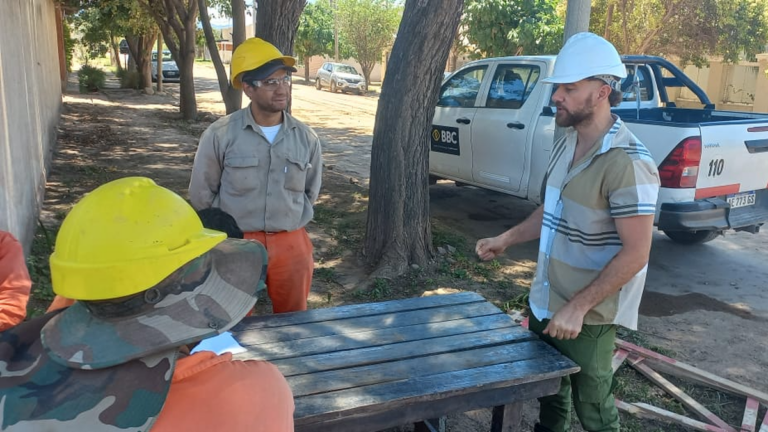Obra cloacal en Santa Rosa