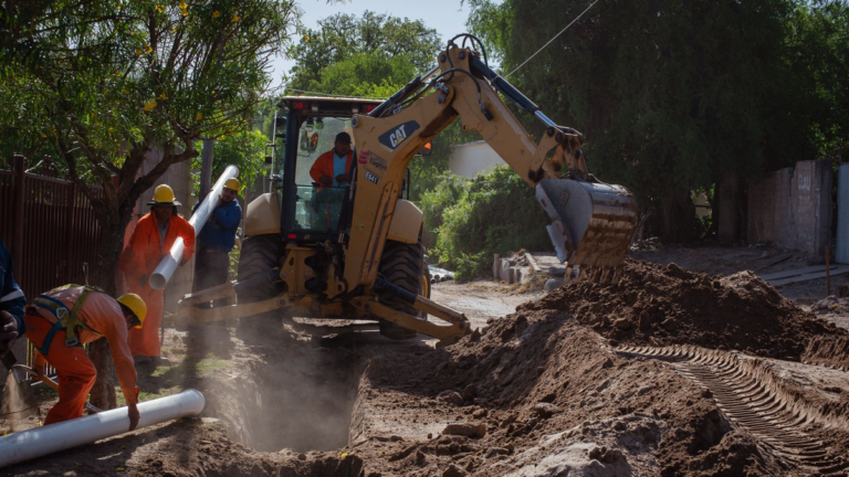Obra cloacal en Valle Viejo, Catamarca
