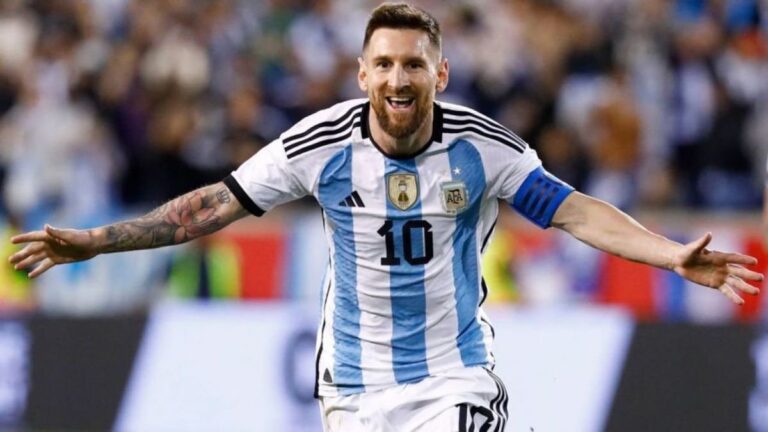 Lionel Messi junto a la delegación argentina en la previa de la final del Mundial 2026