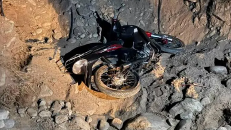 Motocicleta recuperada por la Policía en Catamarca