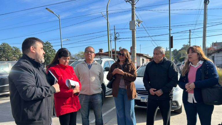 Policías autoconvocados protestando frente al SAE-911 en Catamarca