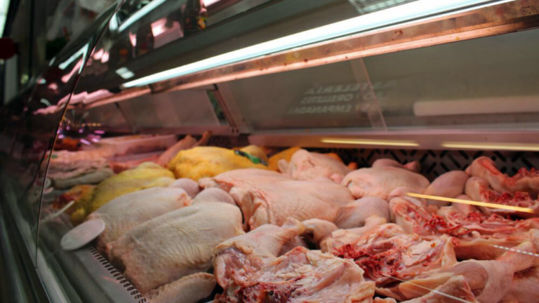 Gráfico de consumo de carnes en Argentina 2026 pollo vacuna cerdo