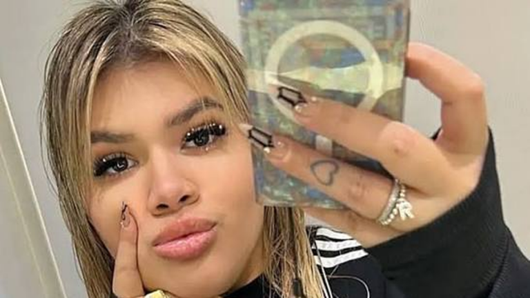 Morena Rial en una audiencia judicial