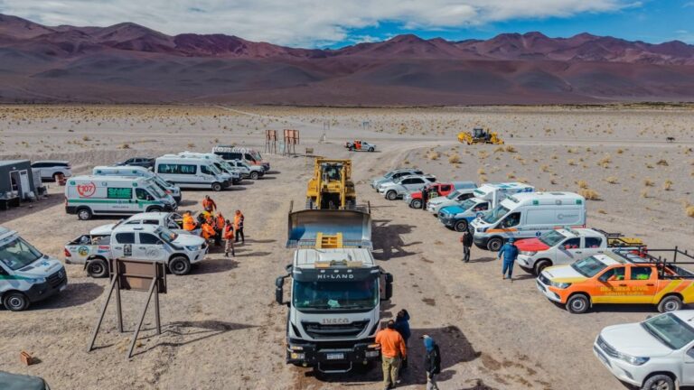 Operativo de rescate en cordillera catamarqueña