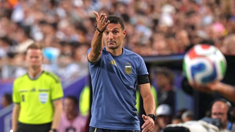 Lionel Scaloni en conferencia de prensa tras victoria de Argentina ante Suiza
