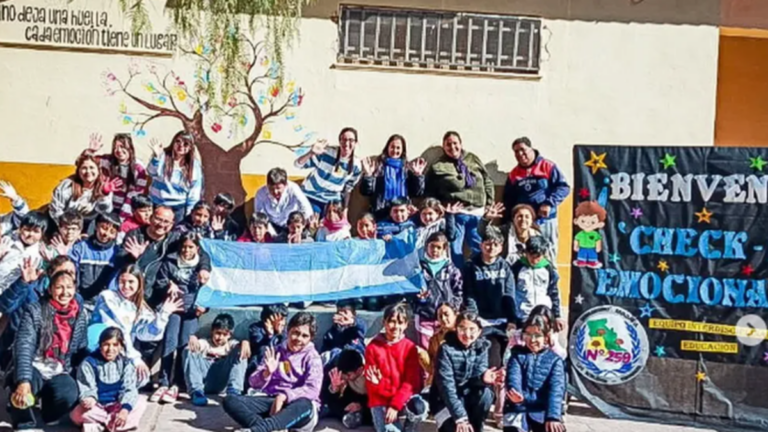 Escolares participan en actividad del programa Check-In Emocional en Tinogasta