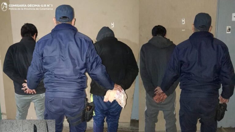 Policía en procedimiento en loteo Sussex