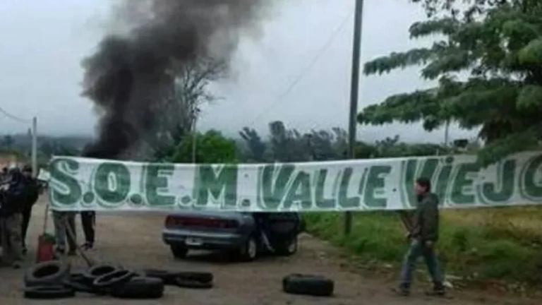 Asamblea del SOEM en Valle Viejo