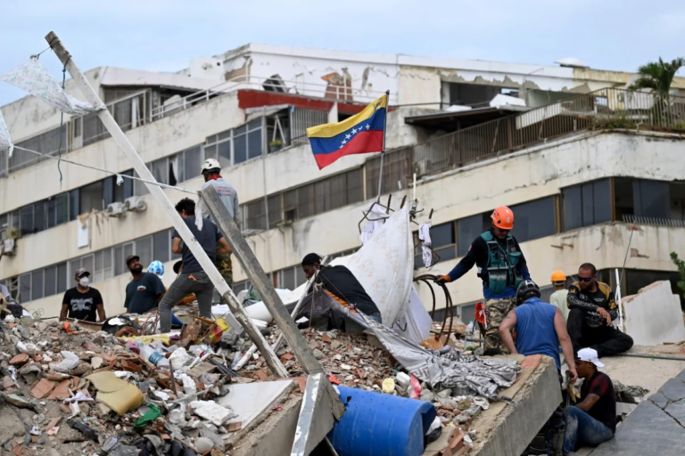 Imagen de los daños causados por el doble sismo en Venezuela