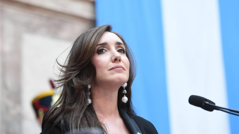 Victoria Villarruel en un acto oficial
