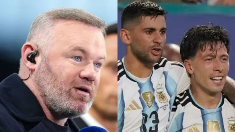 Wayne Rooney durante una entrevista para la BBC antes de la semifinal del Mundial 2026