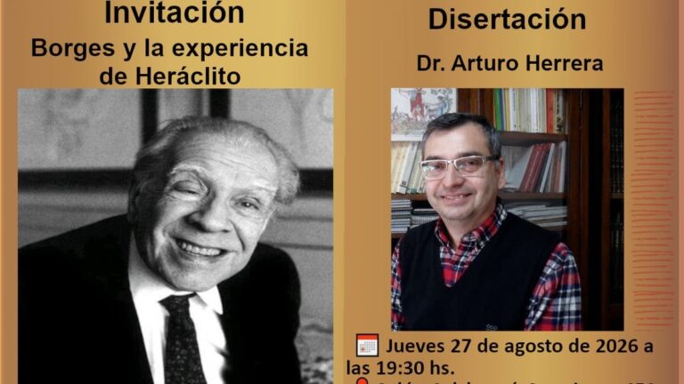 Conferencia de Arturo Herrera sobre Borges y Heráclito en Catamarca