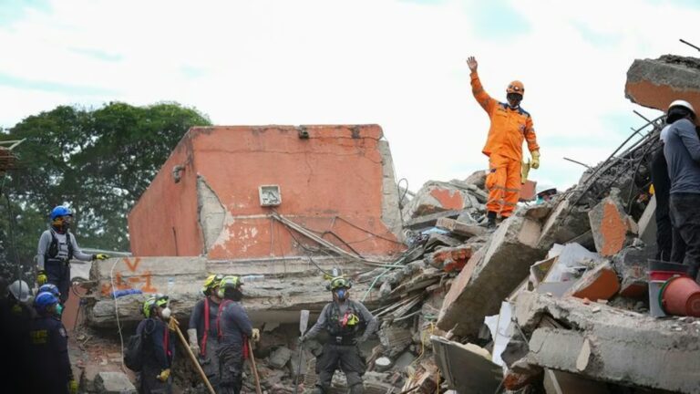Mapa de Colombia con zonas afectadas por el terremoto