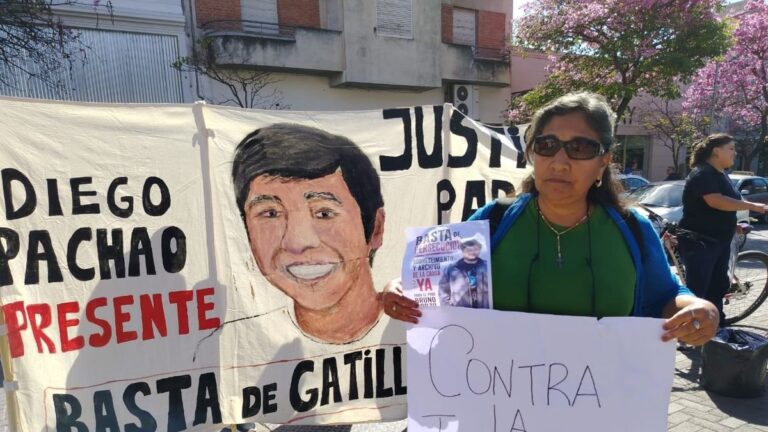 Marcha en Plaza 25 de Mayo por el caso Pachao