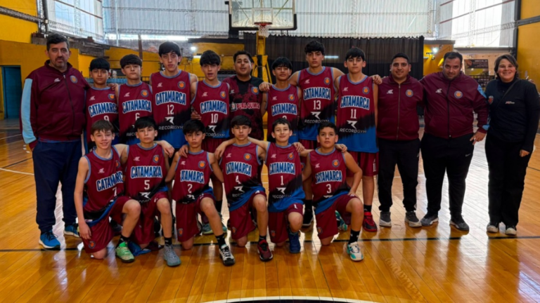 Selección de básquet U13 de Catamarca en el campeonato argentino