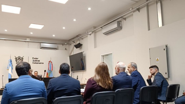 Audiencia de cesura de pena en el Poder Judicial de Catamarca