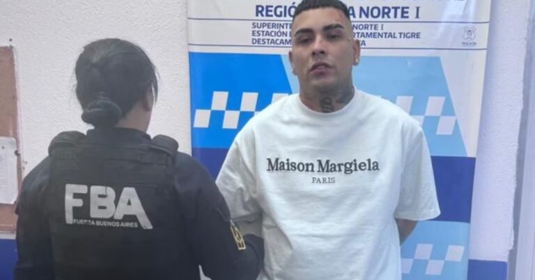 Callejero Fino detenido en Tigre