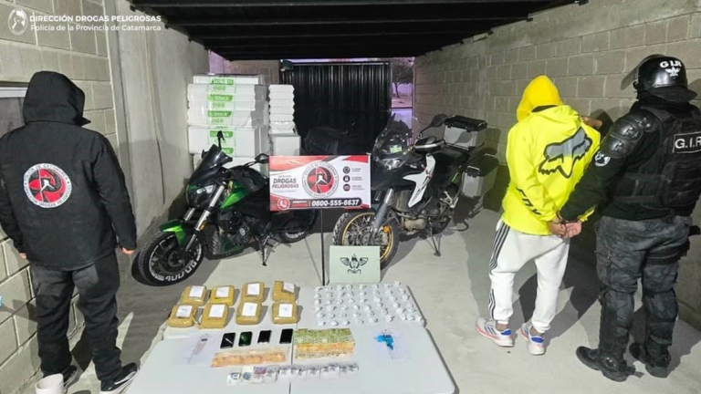 Procedimiento policial en el sur de la Capital