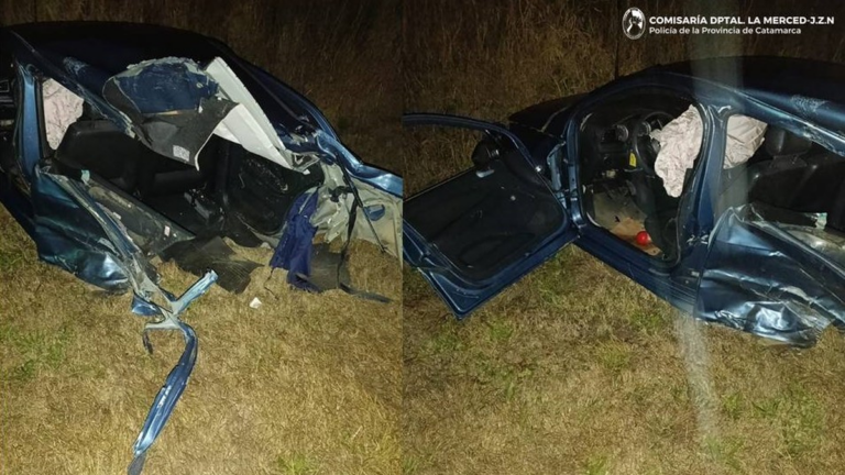 Siniestro vial en la Ruta Nacional N° 38, La Merced