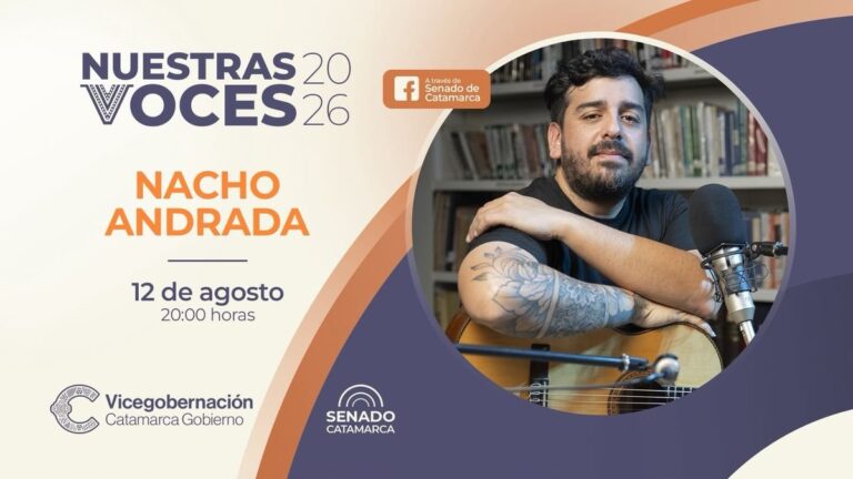 Nacho Andrada en el ciclo Nuestras Voces