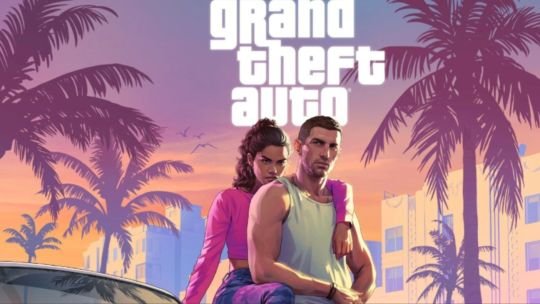 Imagen promocional de GTA 6 con los protagonistas Jason y Lucía
