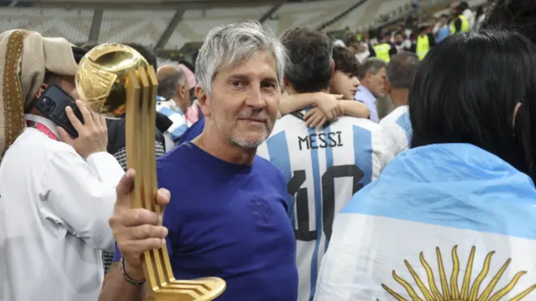Lionel Messi con la camiseta de la Selección Argentina