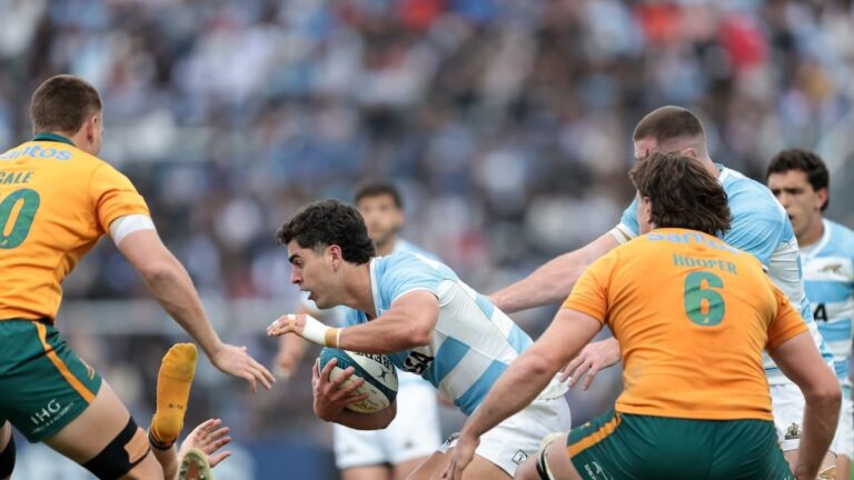 Estadio 23 de Agosto de San Salvador de Jujuy durante el partido entre Los Pumas y Australia