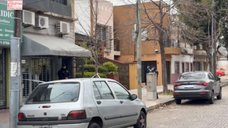 Lugar del crimen en Villa Devoto