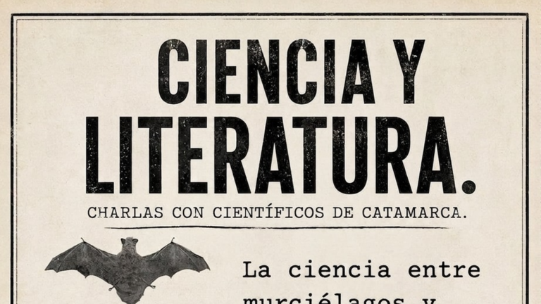 Charla sobre murciélagos y vampiros en el CATA
