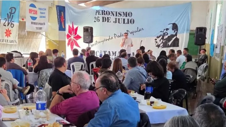 Acto del Peronismo 26 de Julio en Catamarca