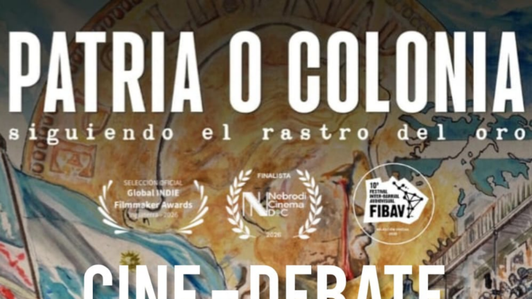 Afiche del documental Patria o Colonia