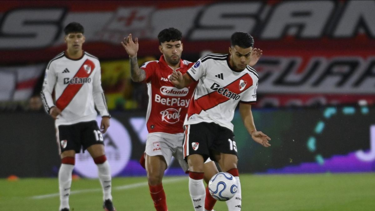 Estadio Nemesio Camacho El Campín durante el partido entre River Plate e Independiente Santa Fe