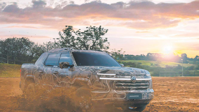Volkswagen Amarok camuflada en el Festival del Peón de Barretos